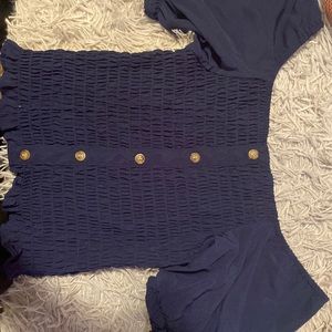 blue crop top, going through clothes that i won’t wear anymore .